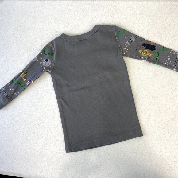 Hanna Andersson Star Wars Christmas Long John Pajamas 18-24M - Picture 5 of 10